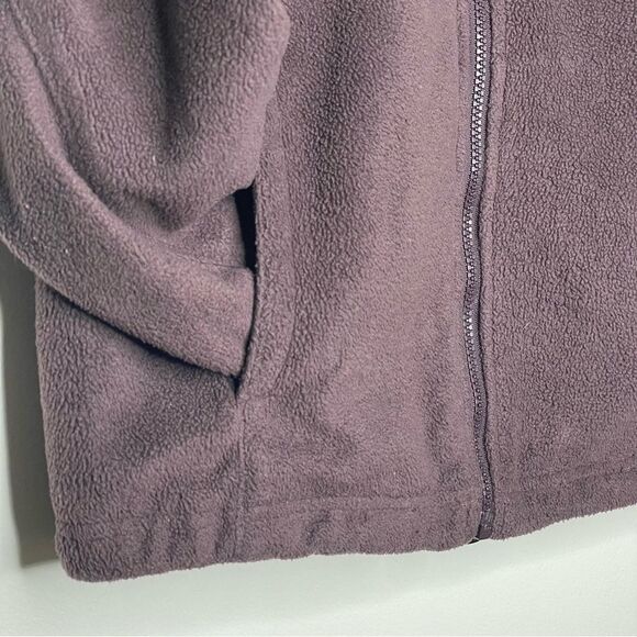 Columbia‎ Fleece Zip Up Jacket Plum Purple Size Small - Picture 5 of 8